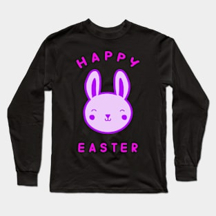 Happy easter kawaii bunny Long Sleeve T-Shirt